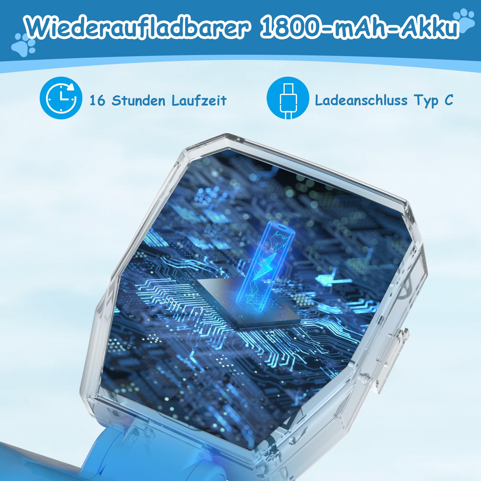 Metalldetektor Kinder, OMMO USB Wiederaufladbarer Metalldetektor mit Lustigem LCD-Display, 72-100cm Verstellbarer Leichter Metalldetektoren für Kinder, Erkundung im Freien, Azure