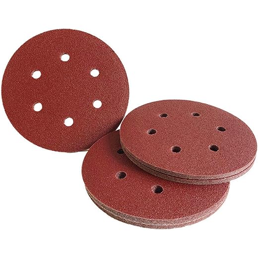 6 Inch 80 Grit Sanding Discs 25pcs