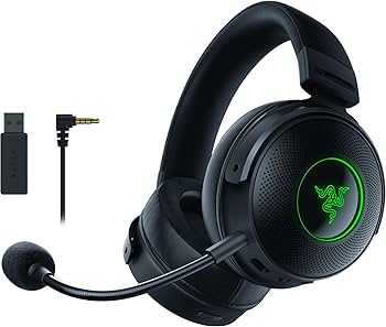 ヘッドホン Razer Kraken V3 Pro & Deathadder V3 Pro Razer Kraken V3 Pro HyperSense Wireless Gaming Headset w/Haptic
