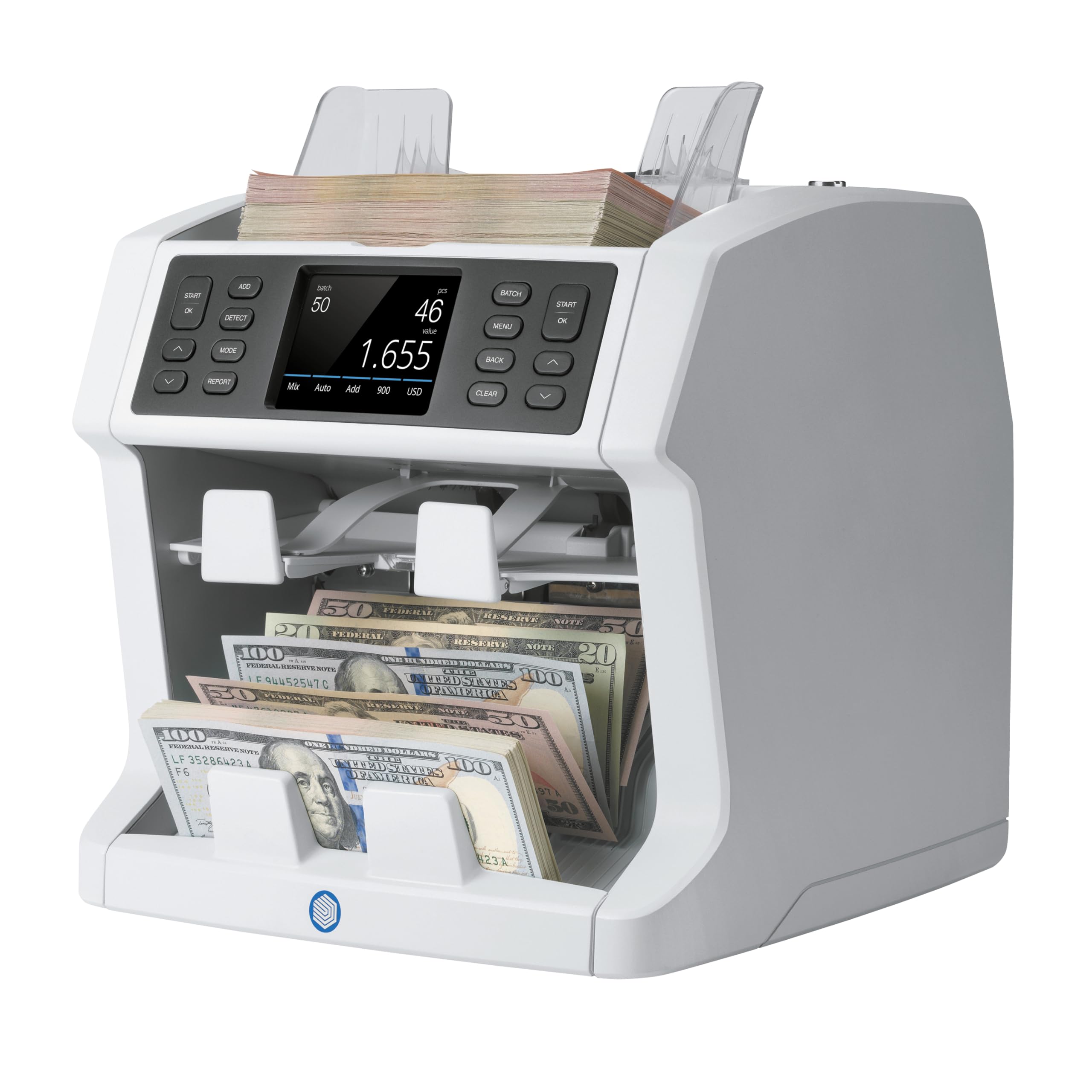 Safescan 2995-SX - Liczarka wartości banknotów i sorter fitness z wykrywanie premium - identyfikuje banknoty nienadające się do recyrkulacji lub bankomatów - Dla wszystkich polskich banknotów