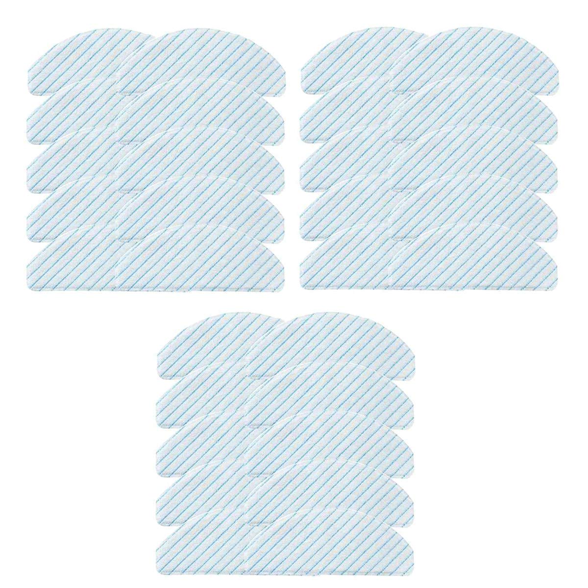 CTRLZS 30Pcs for Ozmo T8 T8 MAX Robot Vacuum Cleaner Disposable Powerful Cleaning Cloth Mop Cloth