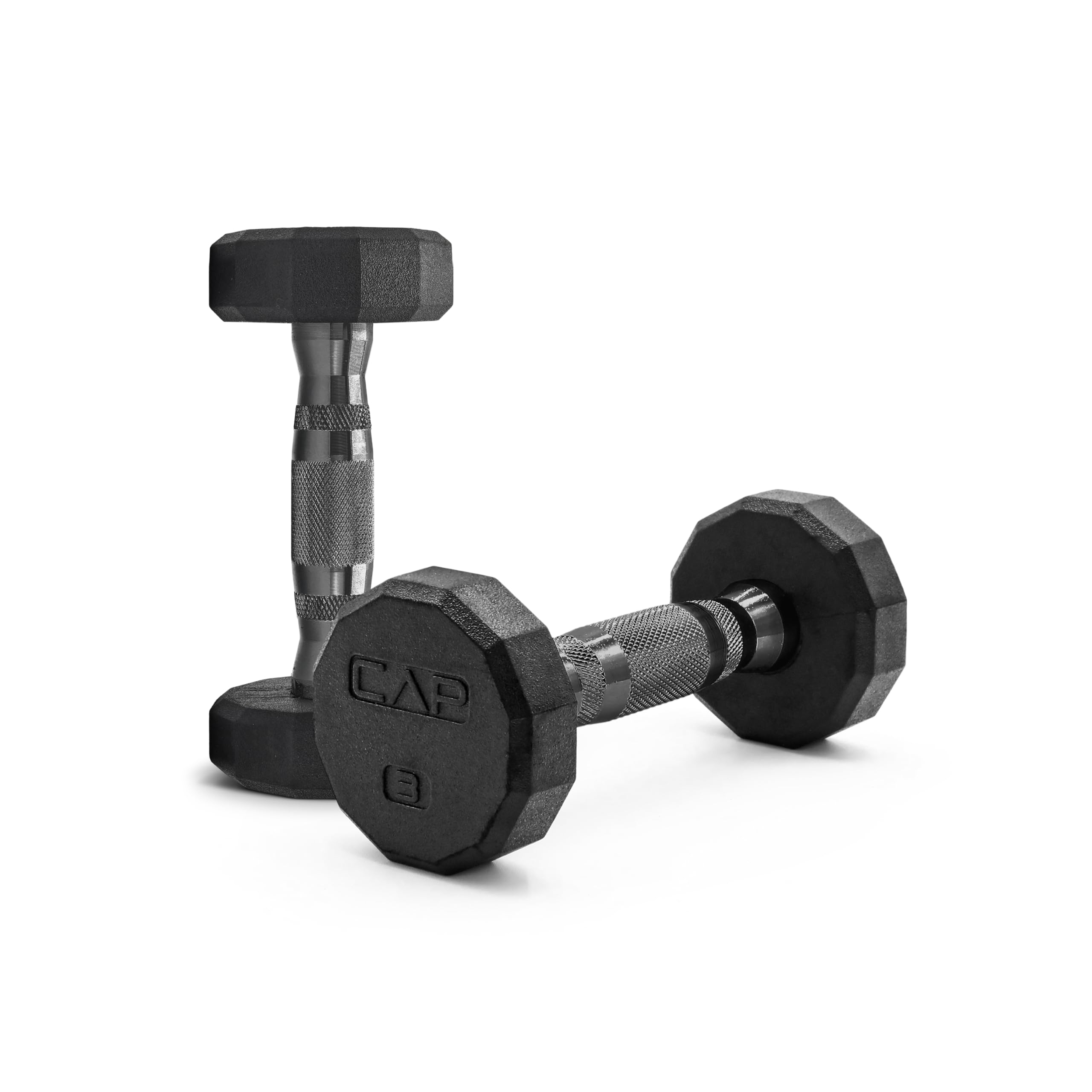 CAP Barbell Coated Dumbbell Weight | Multiple Options Pairs & Sets 30lbs 