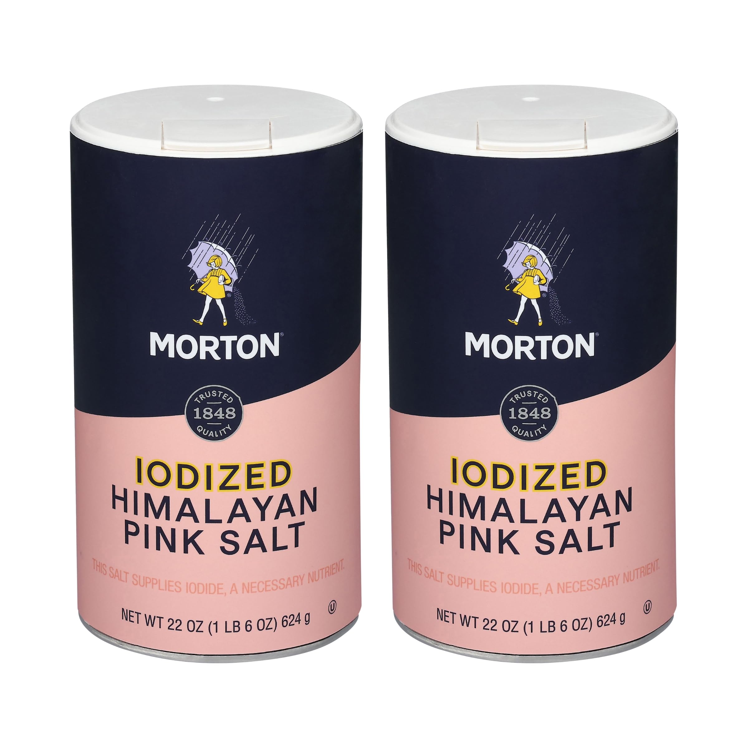Morton Iodized Himalayan Pink Salt