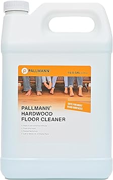 منظف Pallmann Hardwood Floor - 1 Gallon جاهز للاستخدام منظف - تركيبة خالية من خطوط المياه