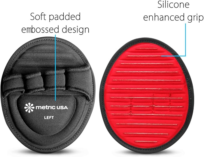 metric usa Lifting Grips Extra Padded Best Comfort Fit