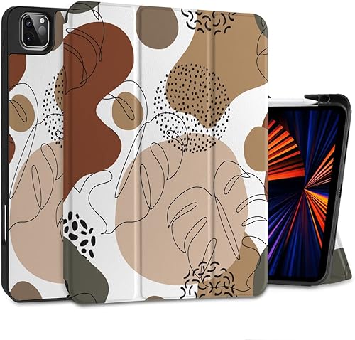 Miniatura 9 de TWOLSKOO Funda para iPad Pro de 11 pulgadas de 4 generación 2022, Soporte para lápices incorporado Soporte triple y encendido automáticoreposo, a