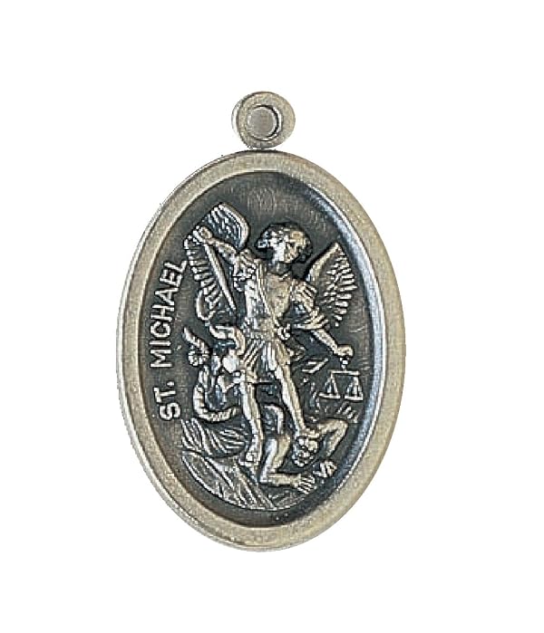 AT001 Catholic & Religious Guardian Angel/St. Michael Devotional Saint Medal - 50/pk - Used condition - US$29.16
