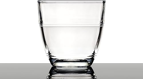 Duralex Le Gigogne Vasos, 5 5/8 oz / 16 cl, juego de 6, transparente