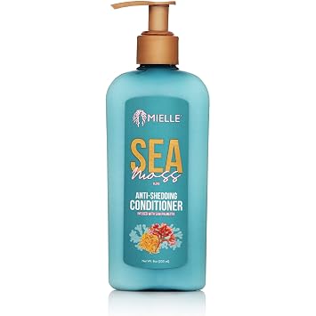 Mielle Organics Sea Moss Anti-Shedding Hair Conditioner - Hydrating Conditioner for Dry Hair - Fortifies Strands for Reduced Shedding - Improves Look and Feel with One Use 8 Oz