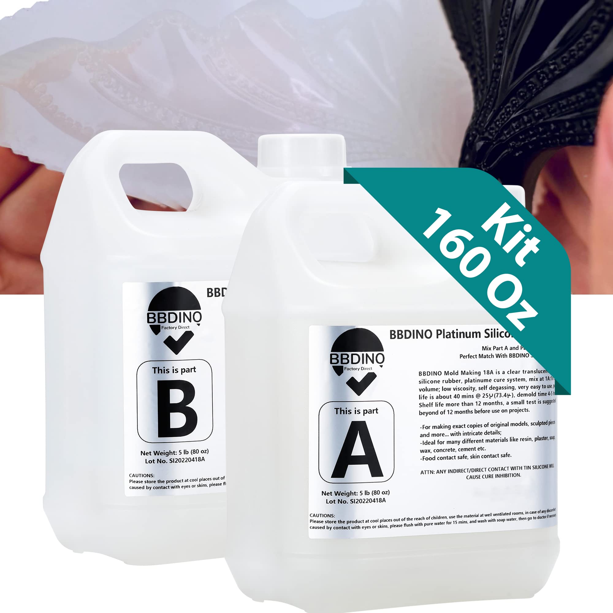 Buy BBDINO Silicone Mold Making Kit 18A Platinum Liquid Silicone Mold