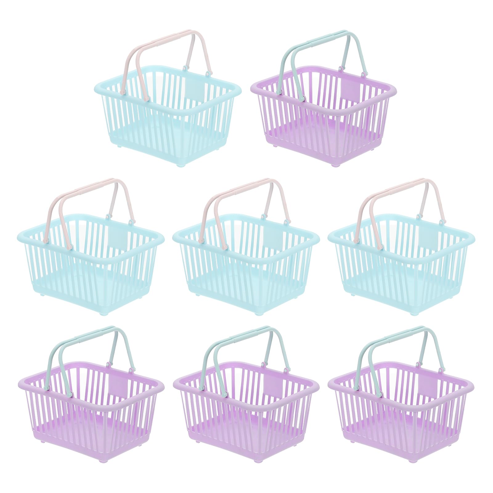 Petit panier en plastique ajouré pour stopper le désordre des jouets et snacks