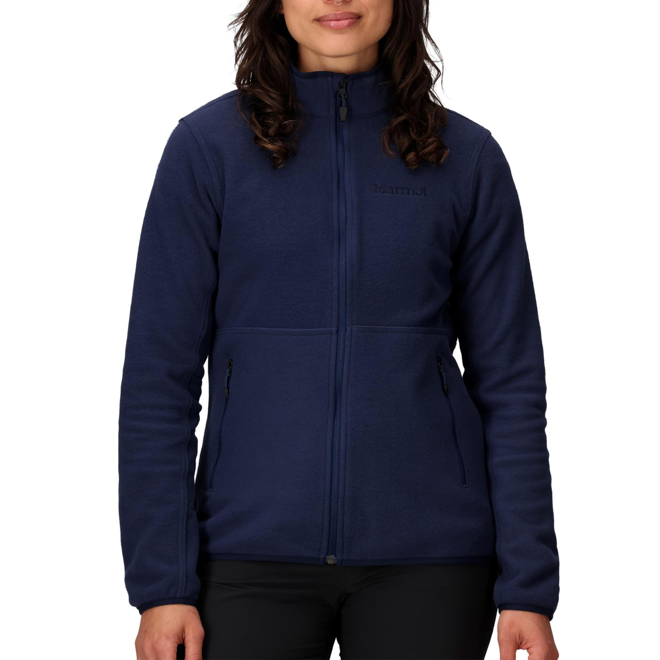 MARMOT Damen Wm's Rocklin Full Zip Jacket C20 Warme Fleecejacke, Outdoor-Jacke mit durchgehendem Reißverschluss, atmungsaktiver und windbeständiger Sweater (1er Pack)