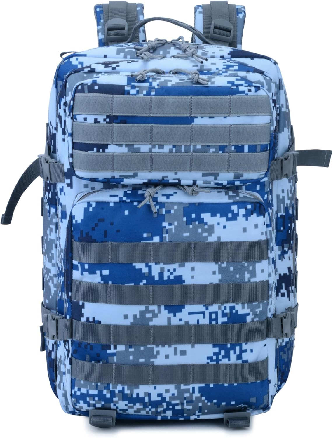 45L Military Tactical Backpack for Men & Women Bug Out Bag Assault pack Molle Daypack Hiking Trekking Rucksack(Navy Digital) - Image 5