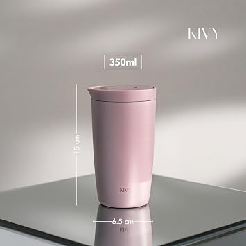 KIVY Thermal Mug 350 ml - 6 Hours Hot 24 Hours Cold - Dishwasher Safe