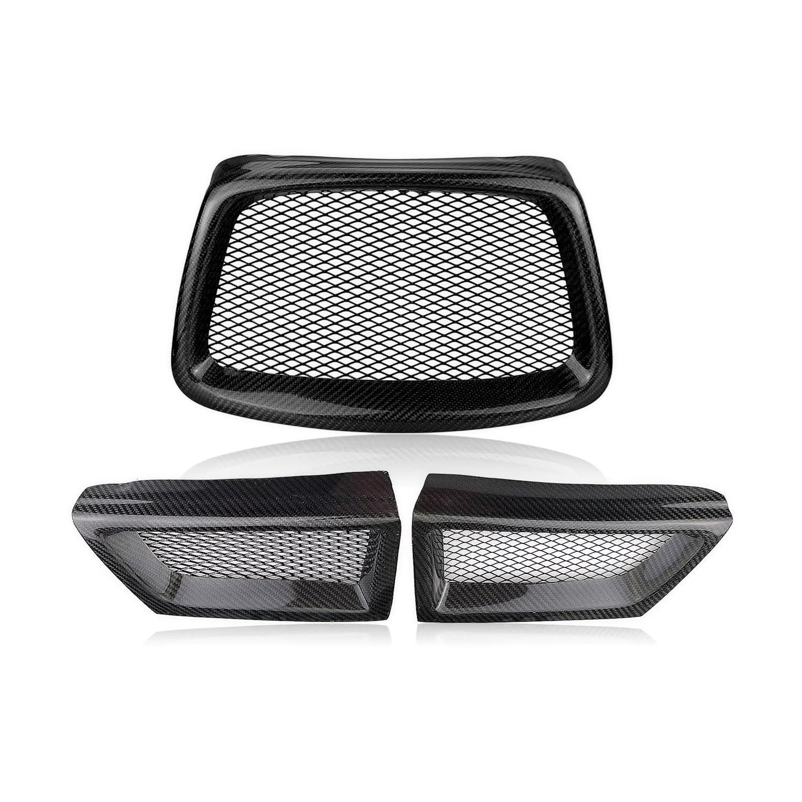 Pour Impreza 9e Génération Pour WRX Pour STI 2006-2007 Calandre Avant Grilles Pare-chocs Supérieur Prise D'air Capot Grilles Calandre Avant
