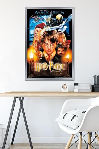 Vista 14 de Trends International Harry Potter y la piedra del hechicero de 24 x 36 pulgadas, póster de pared de una hoja, 24 x 36 pulgadas, versión enmarcada
