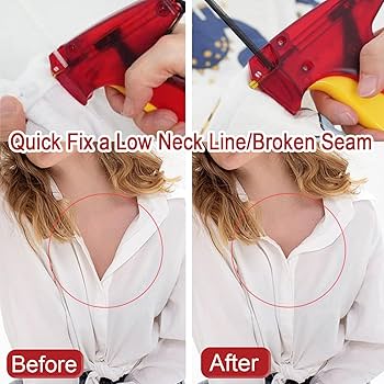 Tagging Gun Kit, Fine Stitch Tool Mini Stitch Gun Tagging Gun For Clothes Sewing Quilting Hemming Quick Stitch Tag Gun With 2 Needle 2000 White And2000 Black Micro Fasteners