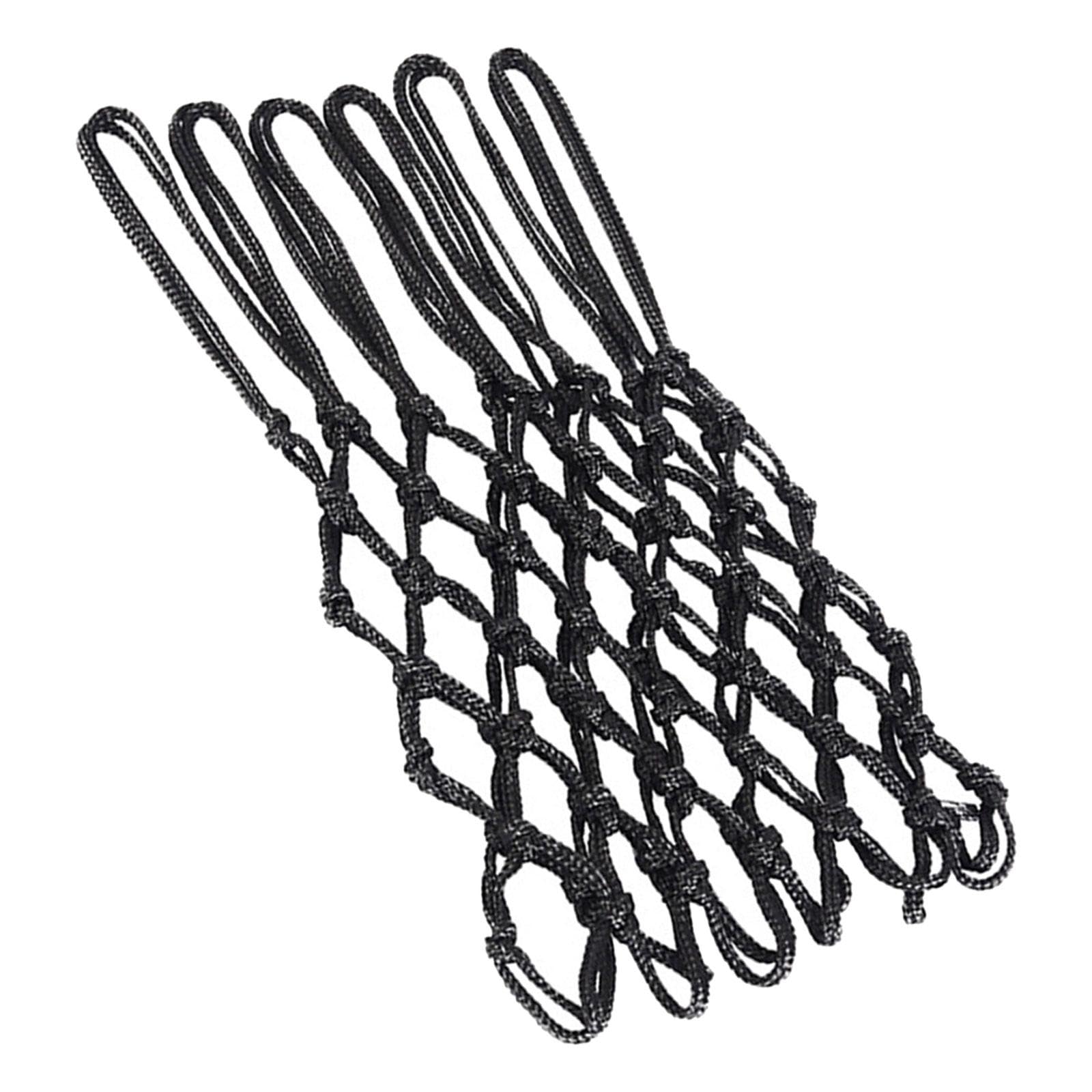 Filet de Basket-Ball, Filet en Polyester, Bords de Filet de Cerceau de Basket-Ball de Remplacement Professionnel pour L'école D'entraînement