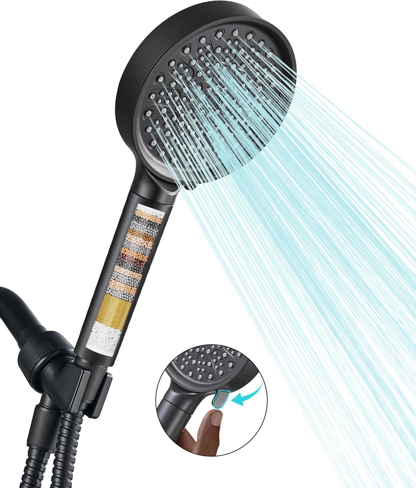 Low water pressure shower head THY731 (japan import) by TOTO (One Pack ...