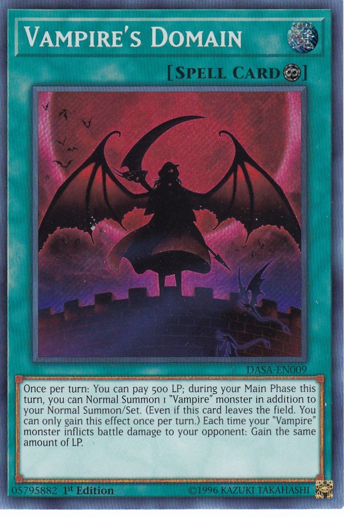 Amazon.co.jp: 遊戯王 DASA-EN009 ヴァンパイアの領域 Vampire's
