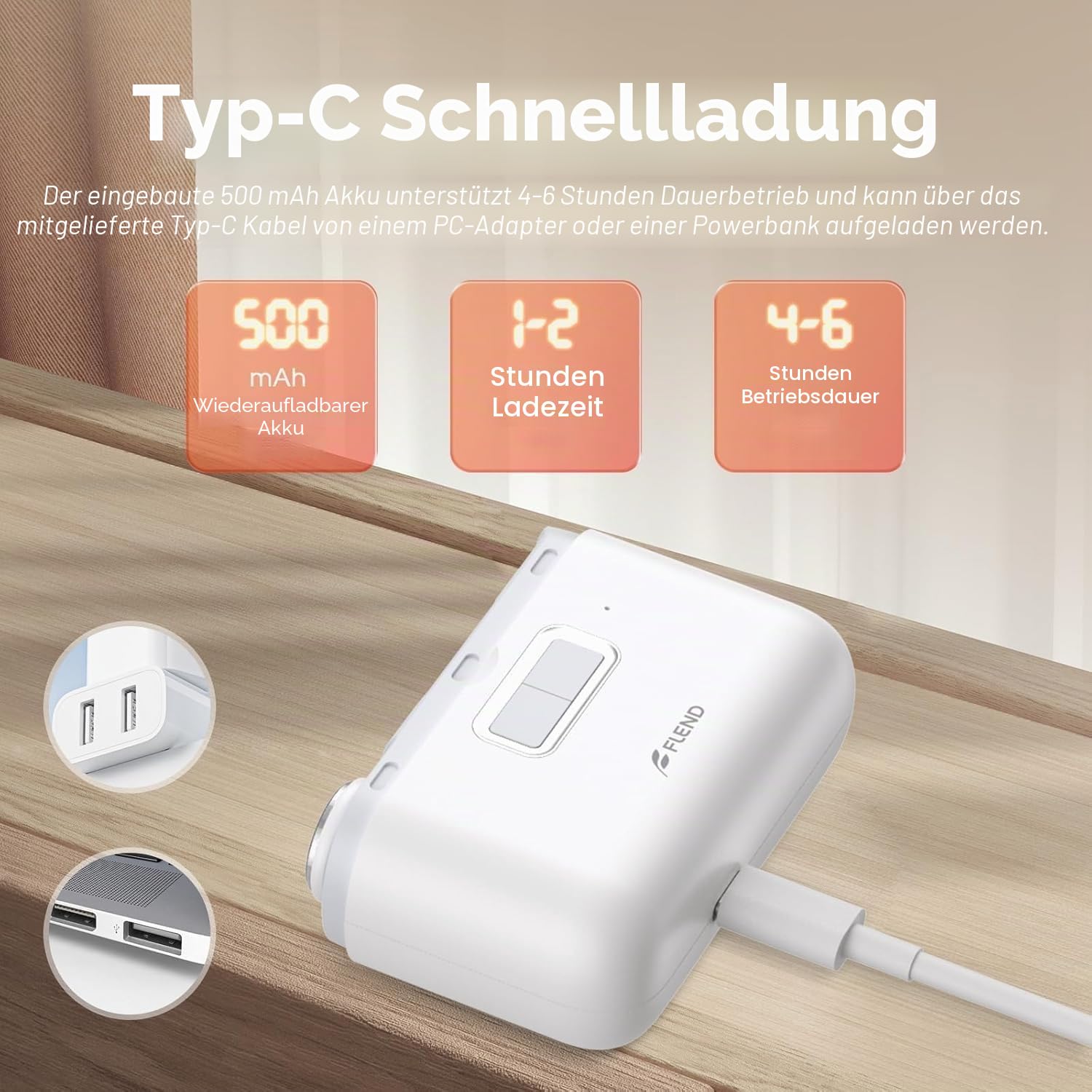 Elektrischer 2-in-1 Nagelknipser, Automatischer Nagelschneider & Nagelfeile, Wiederaufladbar mit LED-Licht, Schmerzfrei & Leise, Sicher & Präzise für Babys, Kinder, Erwachsene & Senioren