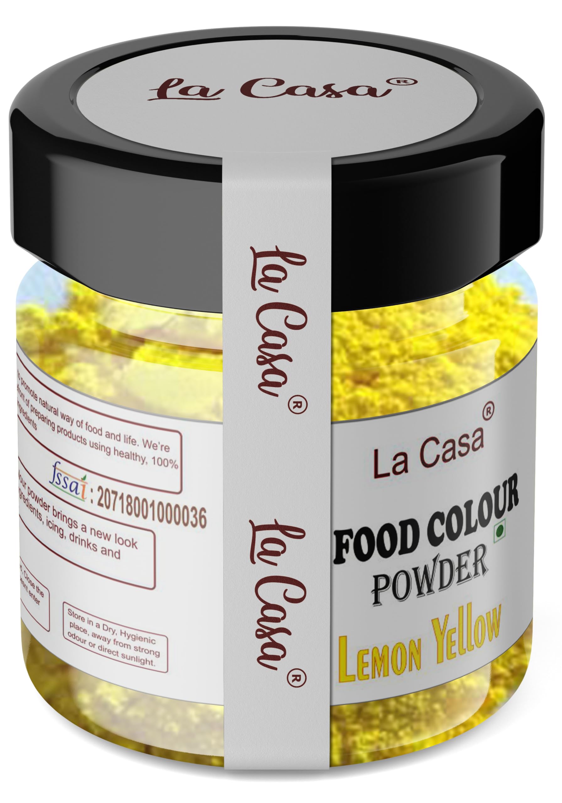 La Casa Food Colour Powder - Lemon Yellow | 20gm | (B0D599YSHG) Amazon Price History, Amazon Price Tracker