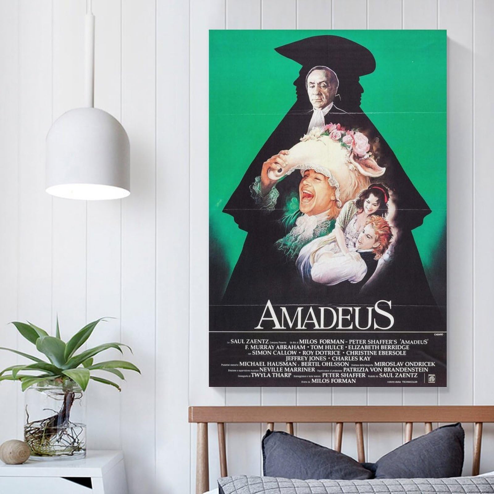 Amazon.co.jp: アマデウス 映画ポスター Amadeus キャンバス 芸術