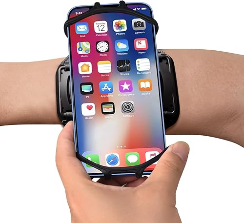 Banda de brazo para teléfono para correr con llavero, banda de brazo para iPhone para corredores rotación de 360 para iPhone 1615141312ProPro