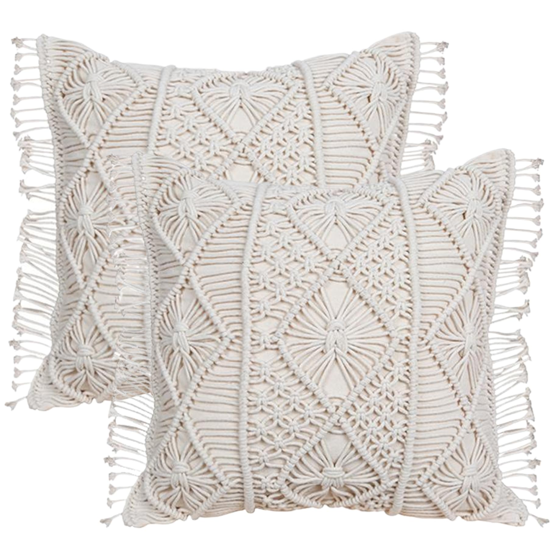 Housse de coussin pour canapé : rénovez votre décoration de salon avec ce lot de 2 en coton
