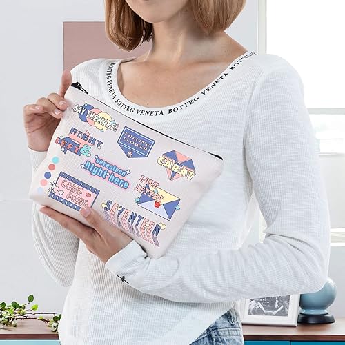 Miniatura 4 de K-Pop Boy Band Bolsa de maquillaje cosmética K-Pop Lover Regalos Álbum de música inspirado regalos K Pop Band mercancía, Goinggoing, Bolsa