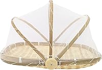 Vista 11 de GANAZONO 2 cestas de bambú para manualidades, cestas de mimbre rústicas para bollo al vapor, secado de alimentos, recogedor de gran capacidad