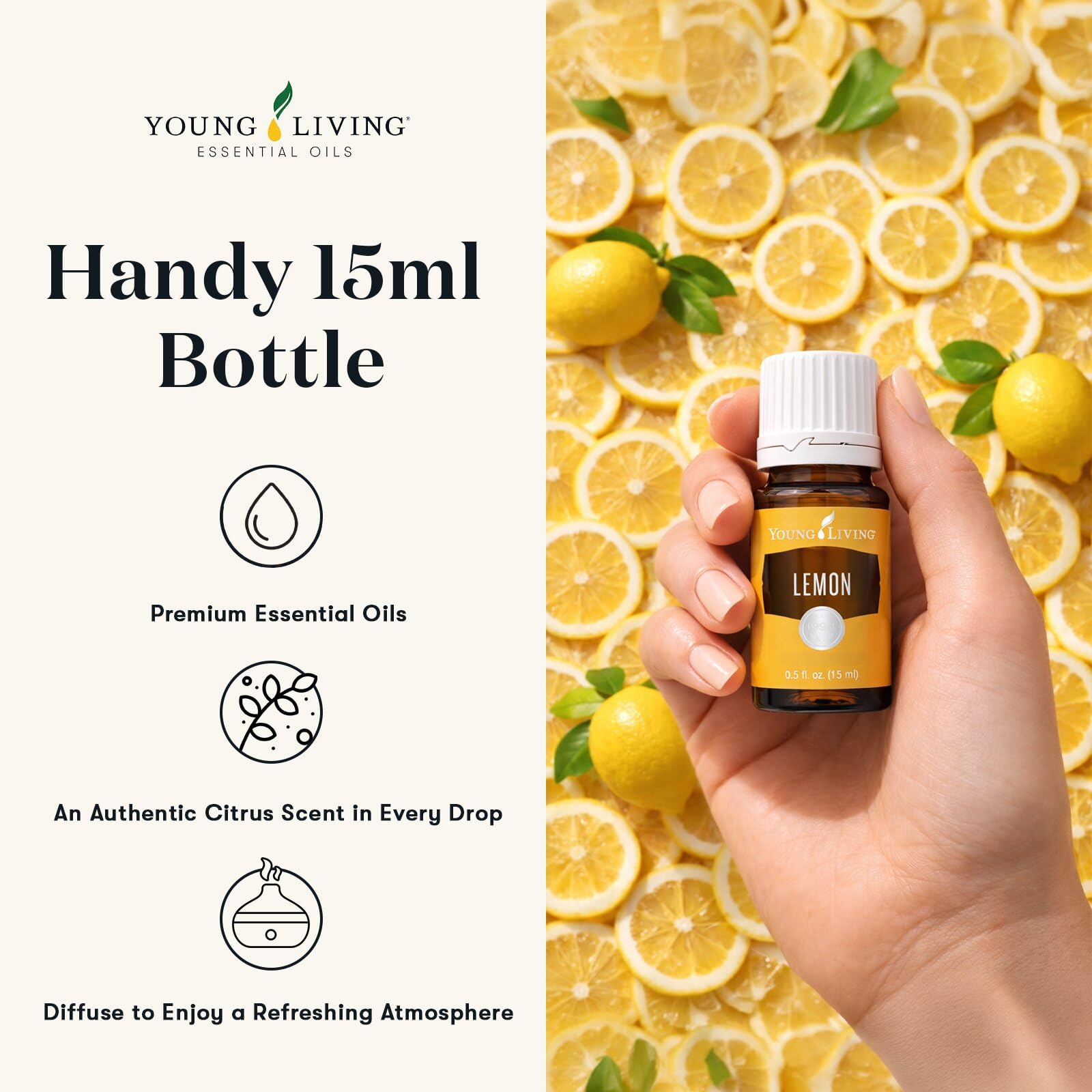 Amazon.com: Young Living Lemon Essential Oil | 15 ml | Premium