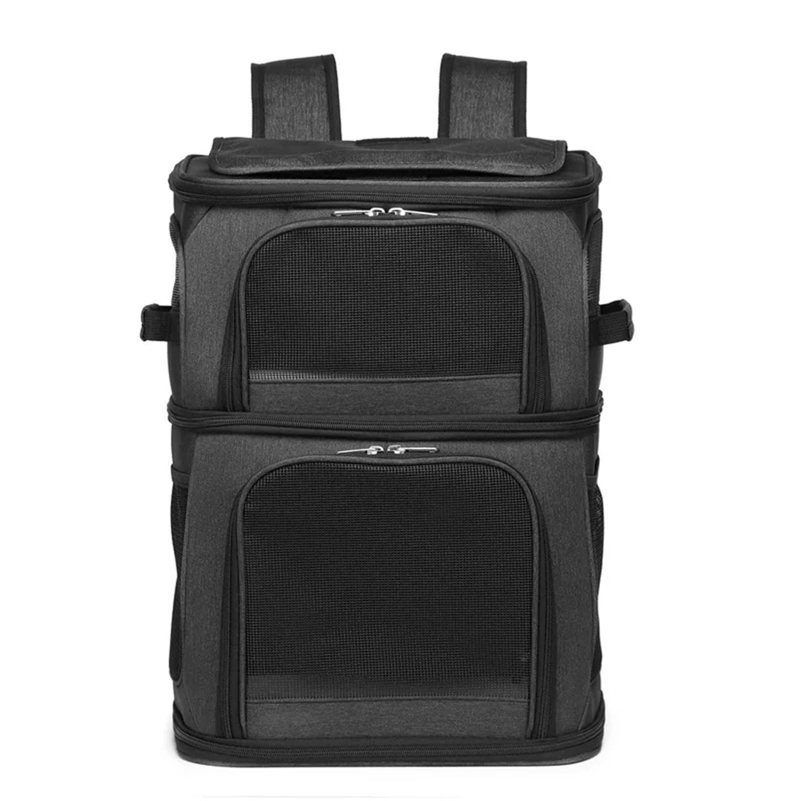 Pet Supplies Large Capacity Double Layer pet Bag Easy to Put Two cat Backpacks Foldable Oxford Cloth Dog