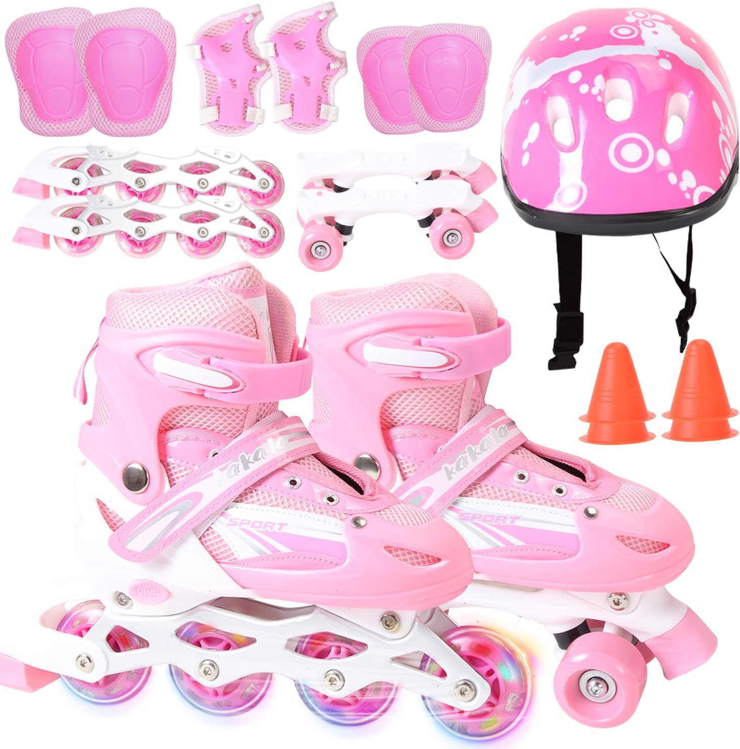 DGGTW Patines en Linea,Patines Profesionales,Patines 4 Ruedas para ...