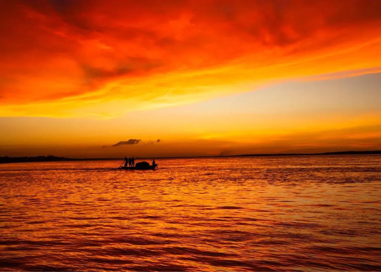 SHINERING Sunsets Natural Sea Beach Landscape Poster And Prints Picture Canvas Painting Wall Art For Living Room Home Decor A3 21X30Cm Unframed