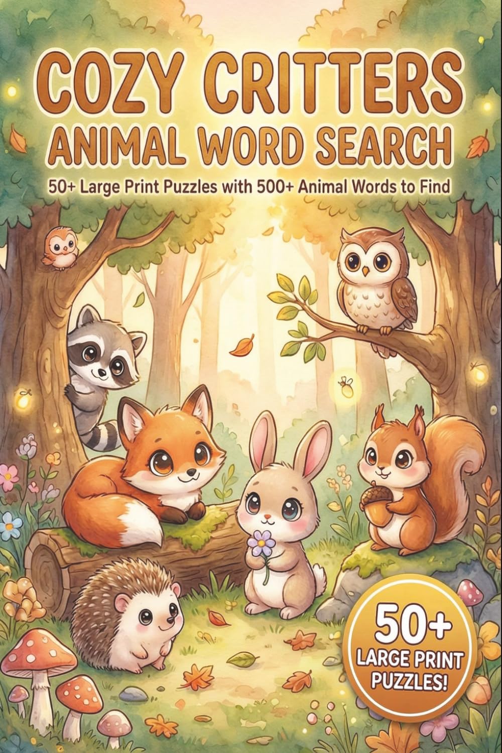 Cozy Critter Word Search Book: Word searches with Easy to Read Print about Birds, Mammals, exotic animals, and more | 6x9 inches, 110 pages | 50+ ... and Free Times (The Cozy Life Word Searches)