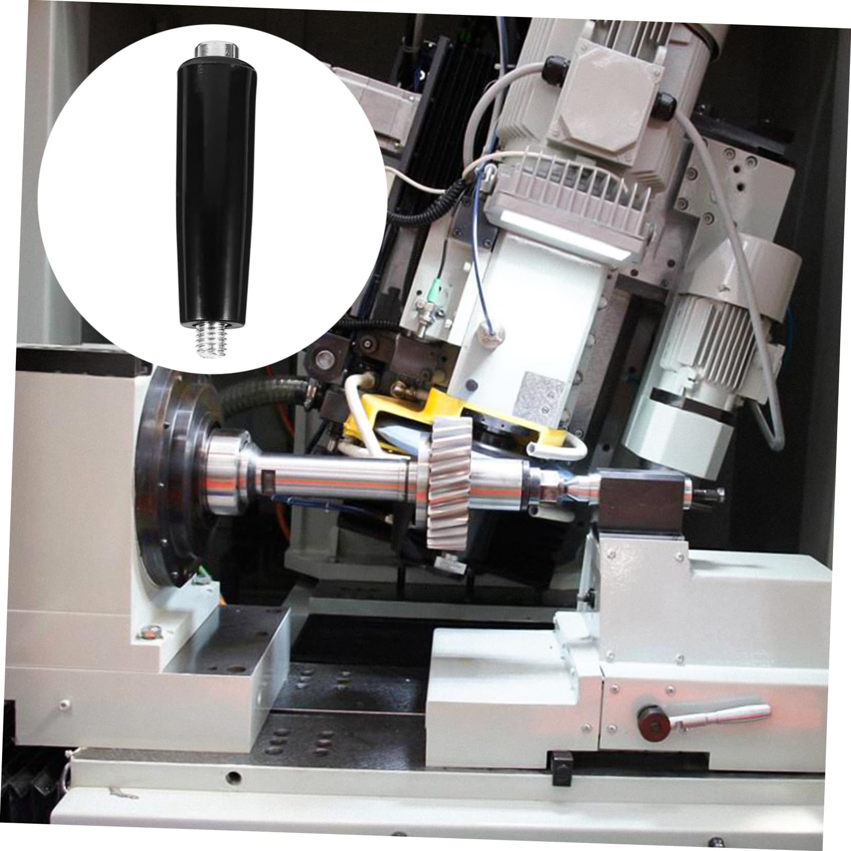 BESPORTBLE 2sets Machine Tool Handwheel Portafilter Crank Milling Machine Handle Lathe Handle Revolving Handle Grip Jar Grip Screws Clamping Handles Screw Knobs Threaded Grips Black 2pcs*2