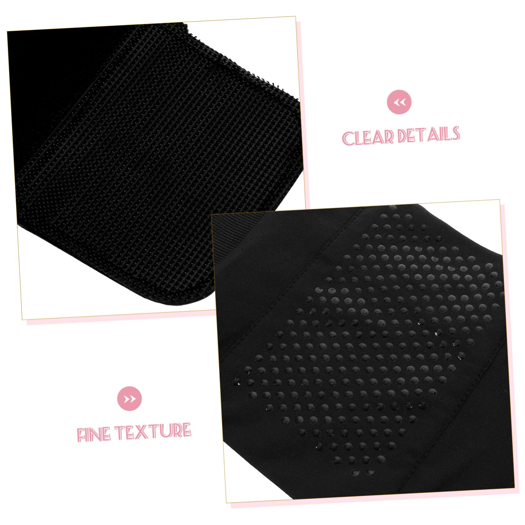 ifundom 3 Set Borsa da Gamba per Cellulare Cintura da Corsa per Telefono Porta Cellulare con Fascia da Gamba Sport Borsa da Gamba All'aperto Borse da Gamba Colla Antiscivolo Nero 2 Pezzi*3