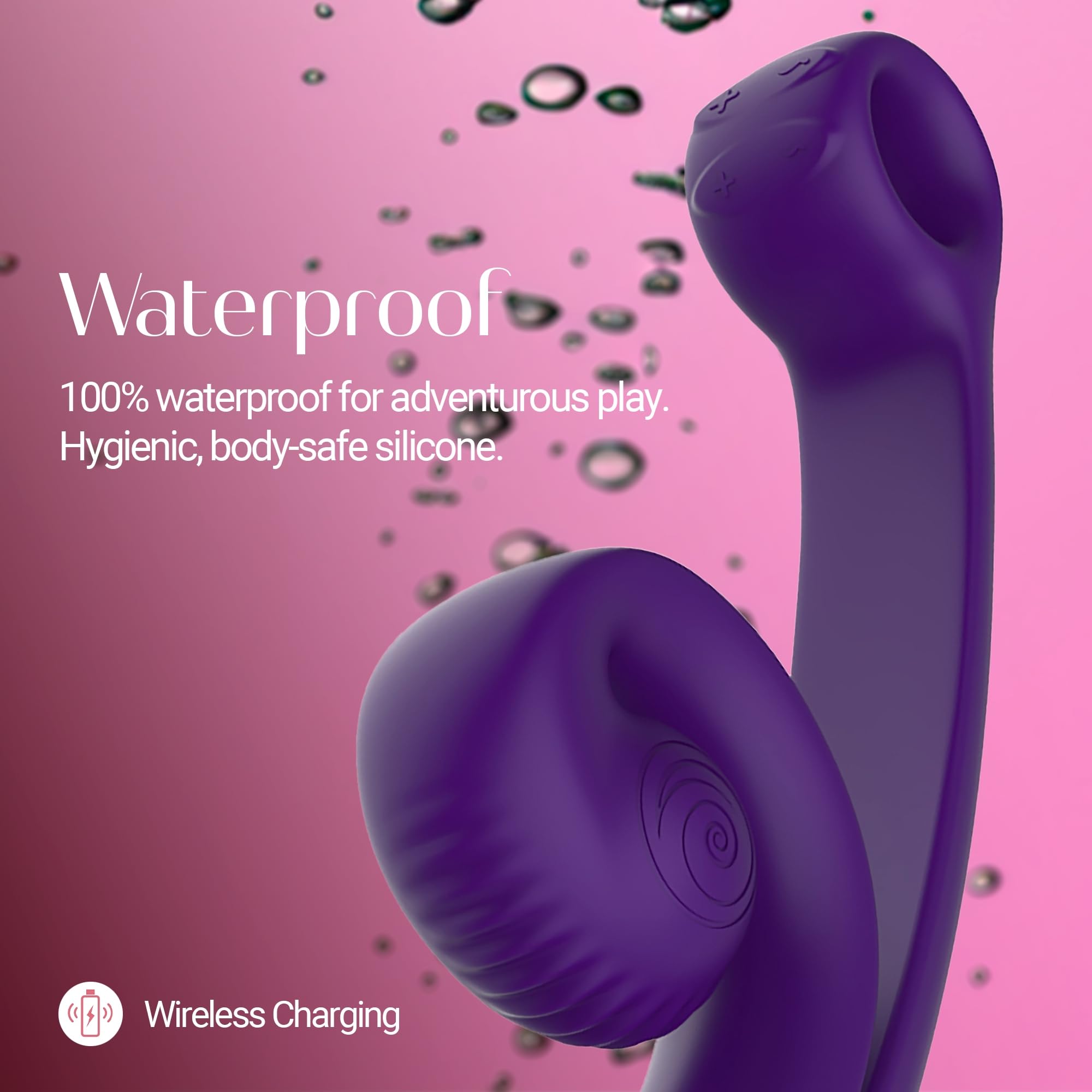 Snail Vibe Curve Vibratore Viola 12cm