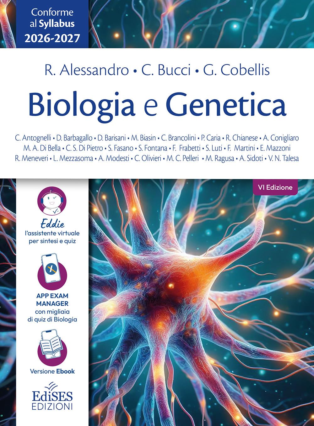 Biologia e genetica. Manuale conforme al Syllabus per il semestre filtro 2026-2027. Con assistente virtuale (Universitario)