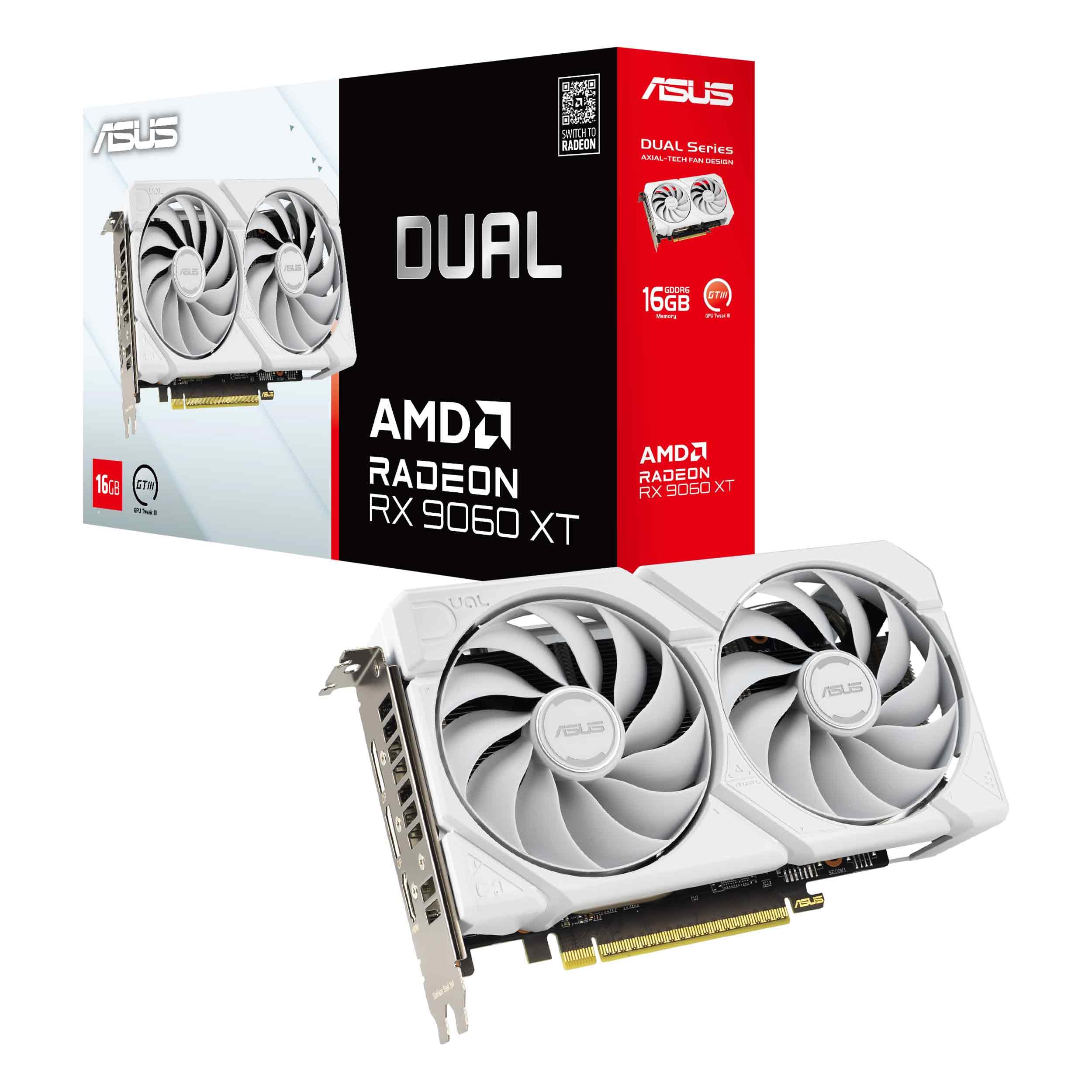 【即納激安ホワイトモデル】RX9060XT搭載ゲーミングPCフルセット✨新品⑤ Amazon.com: ASUS Dual Radeon RX9060XT 16G GDDR6 White Gaming