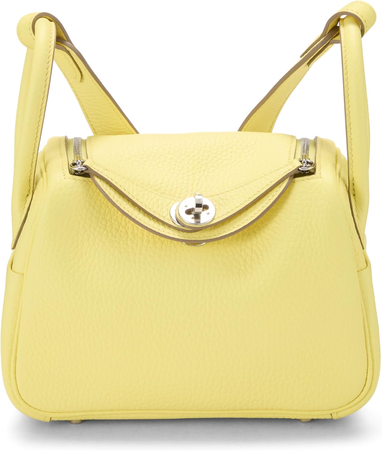 Hermès, Pre-Loved Limoncello Clemence Lindy Mini, Limoncello : Luxury Stores