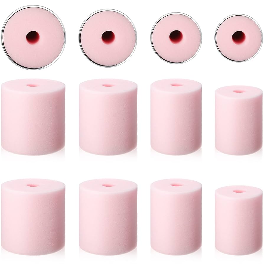 30 Pcs Cup Turner Foam Set-5 Sizes Cup Turner Inserts Expandable Spinner Sponge Cup Turner Accessories For Tumblers, Cola Shaped Water Bottles(1.57/2.44/2.83/3.18/3.74 Inch Diameter, 6 Colors) (A