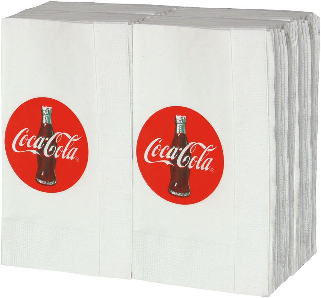 CocaCola Napkins 100 pk Food Dispensers Cocktail Napkins