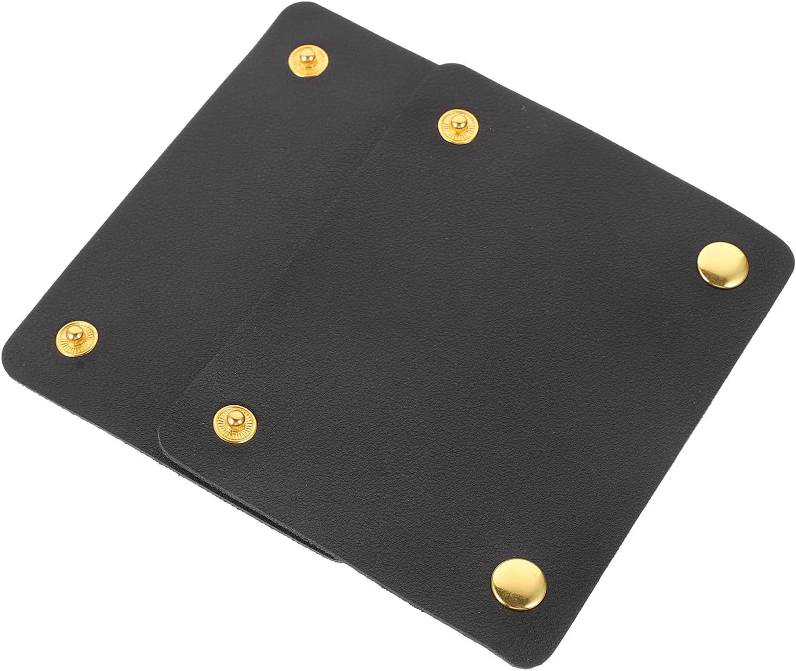 iplusmile Bag Handle Covers 2Pcs PU Leather Wrap Protectors for Handbag and Luggage with Split Leather Black 13X10X0.2Cm Practical for Crochet and Clutch Bags