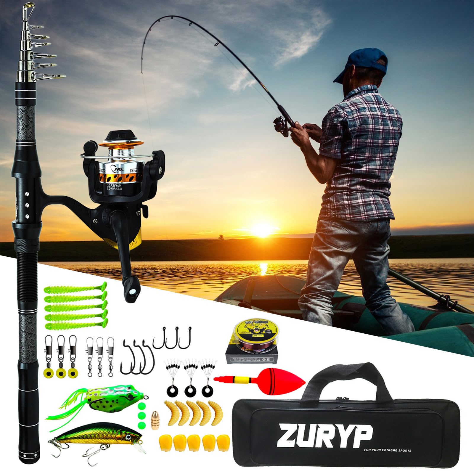 Combo De Cannes Et De Moulinets De Pêche - Kits De Benin