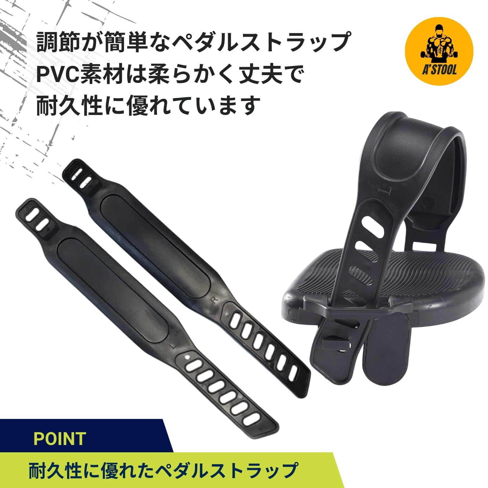 トレーニングペダル Amazon | A'sTool ペダル エアロバイク フィットネスバイク スピン