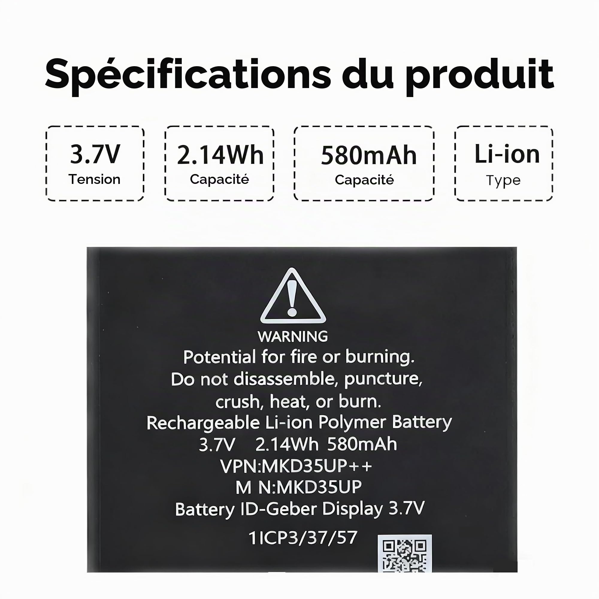 MKD35UP 9442976-01 Batterie pour BMW 5310le 530li 5301 730 740 745 760li