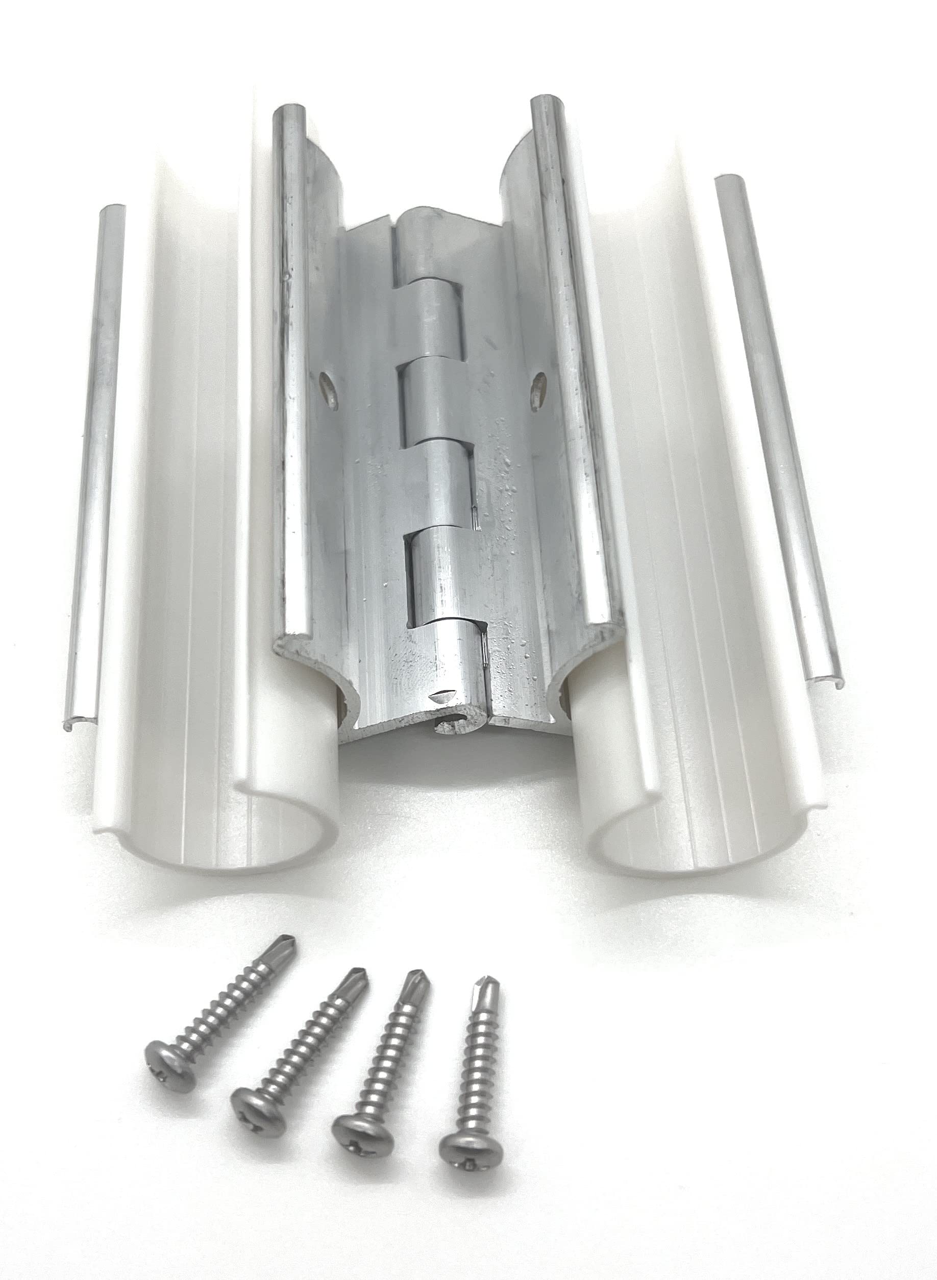 Buy Aluminum Snap On Hinge KIT PVC Doors Vents or Gates or Cold Frames