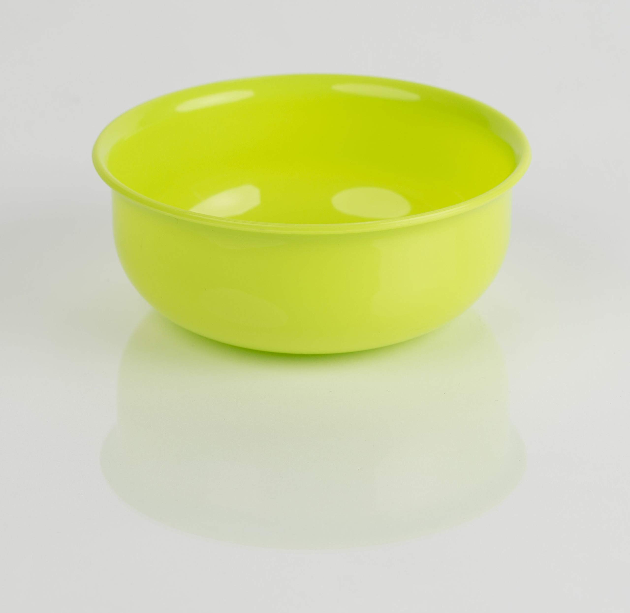 Kimmel Bowl Cereal Soup Plastic Reusable Shatterproof Stackable 10 cm Lime